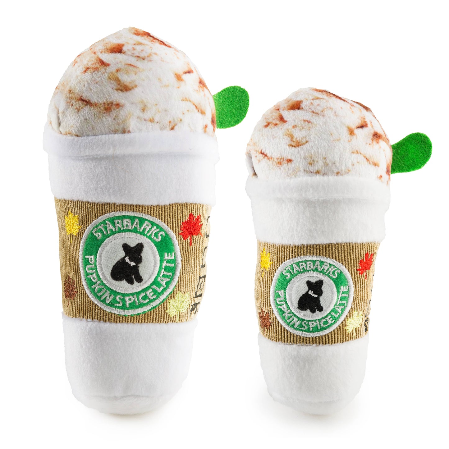 Haute Diggity Dog - Starbarks Pupkin Spice Latte Squeaker Halloween Fall Dog Toy: Large