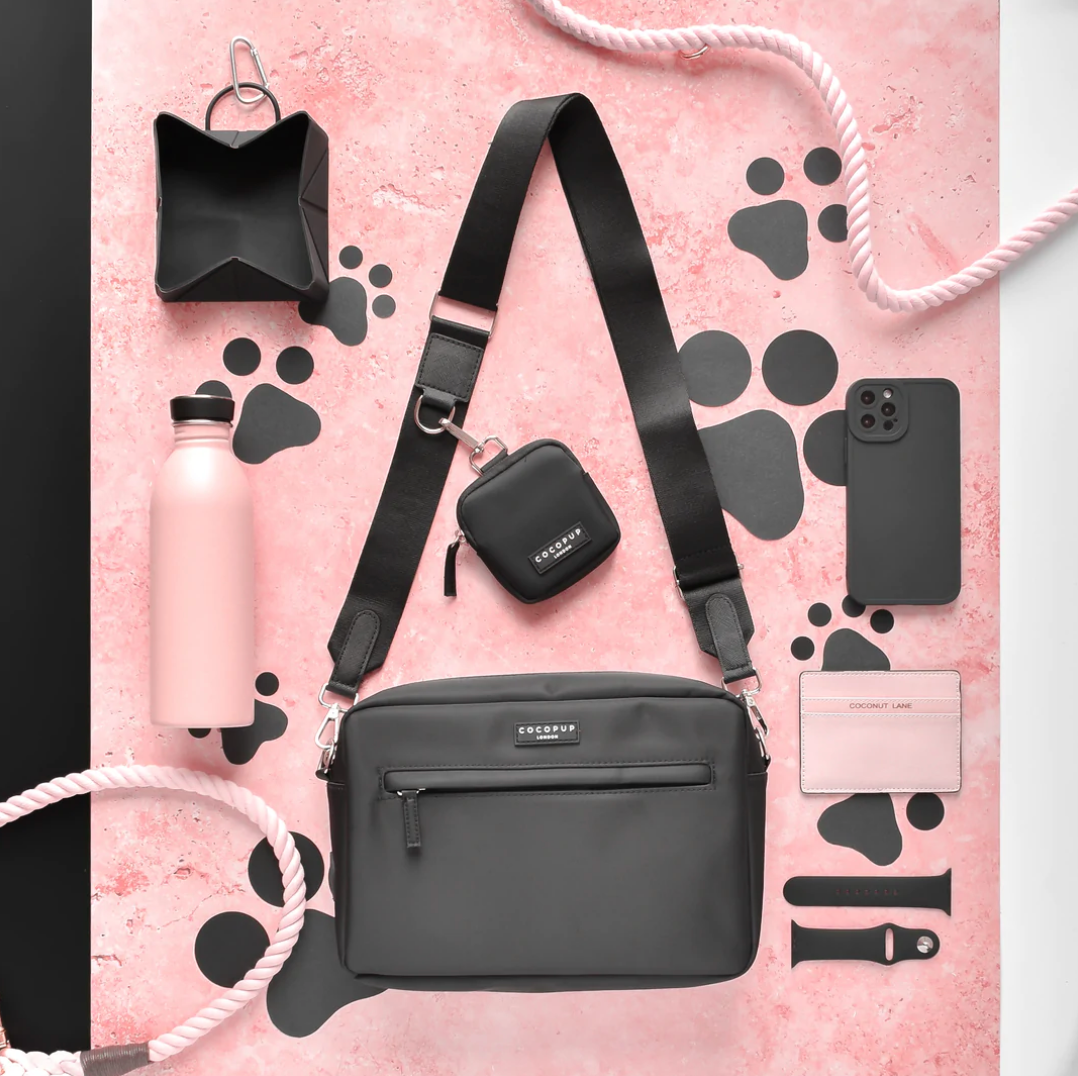 Cocopup London - Large Dog Walking Bag - Black