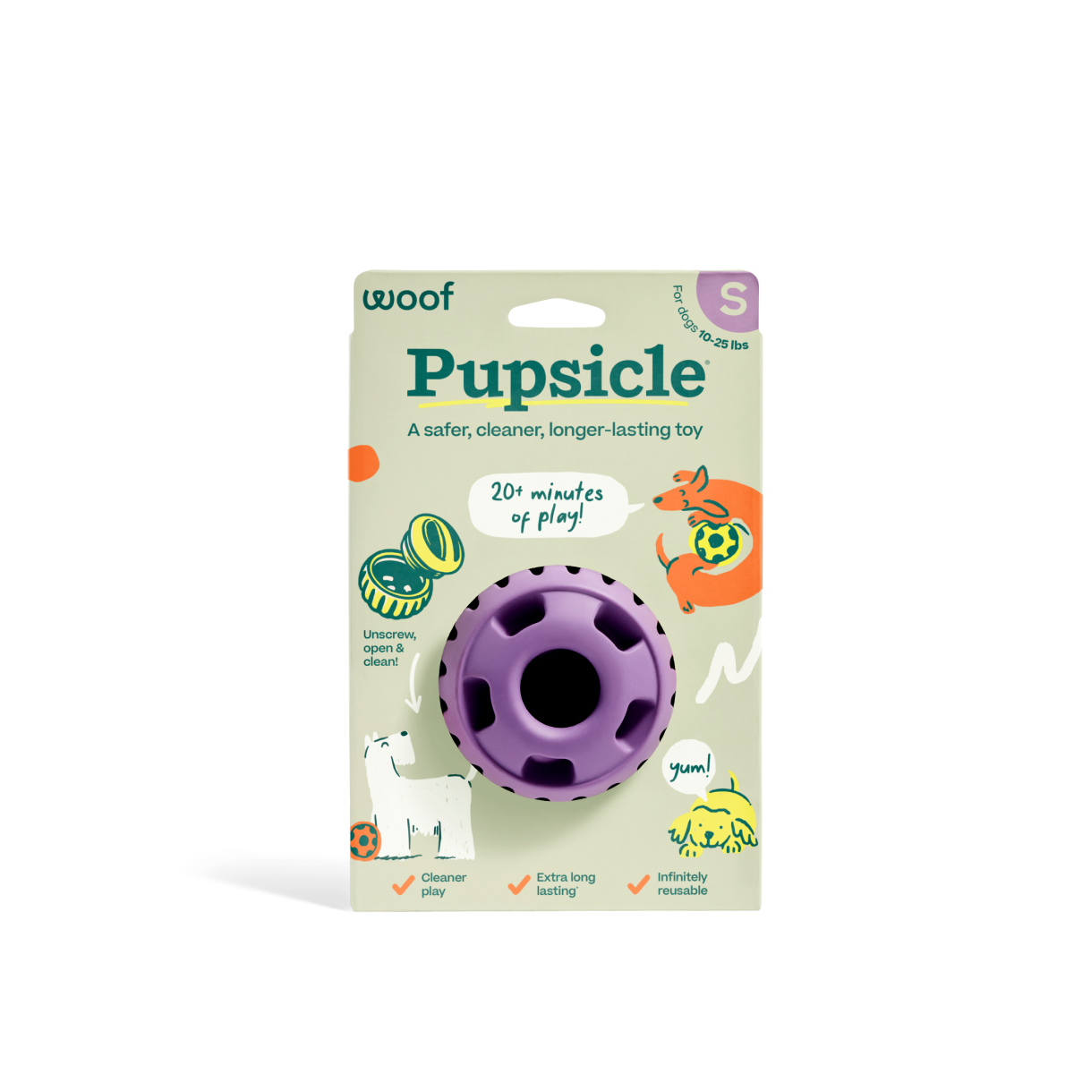 Woof - The Pupsicle - Lavender: X-Large