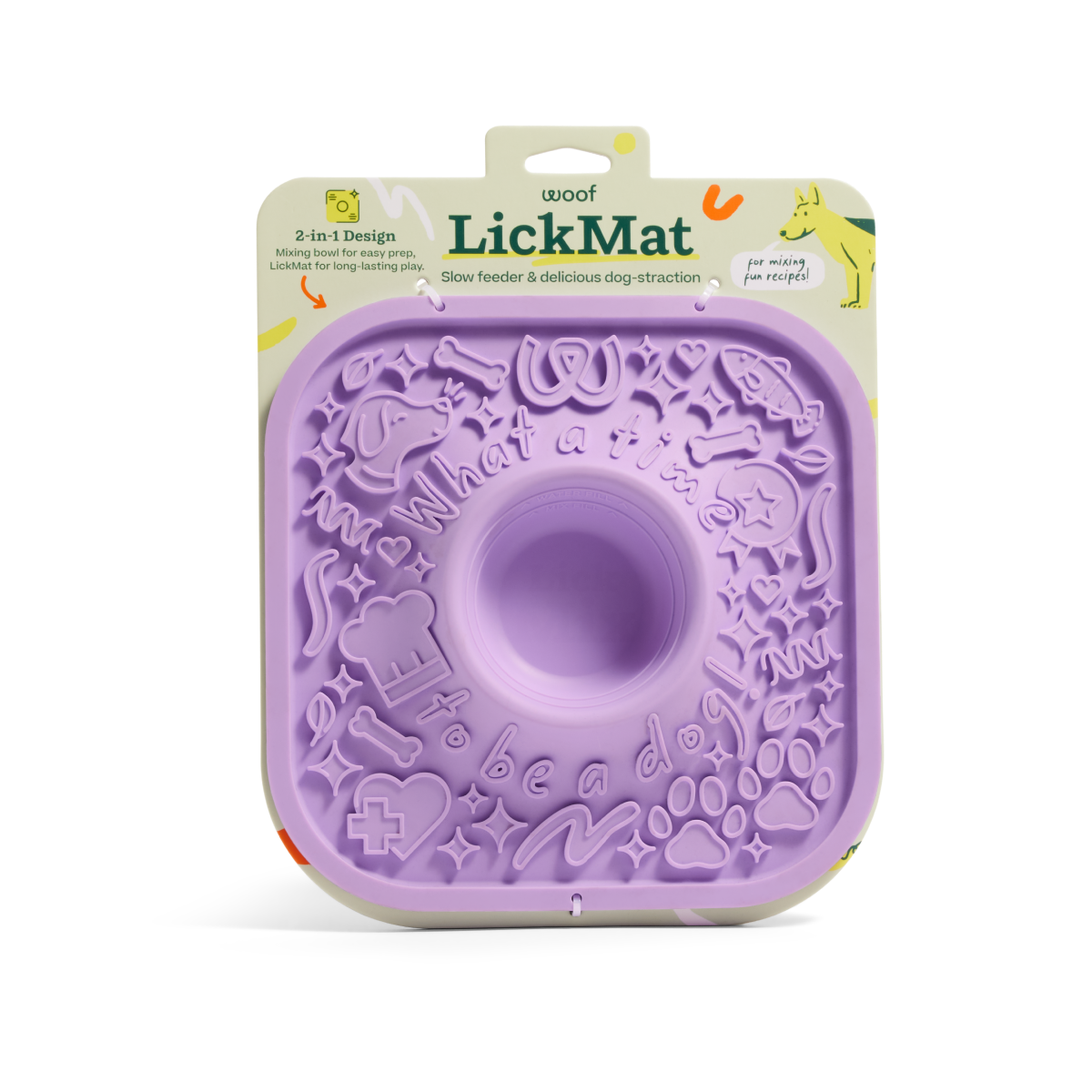 Woof - LickMat: Green