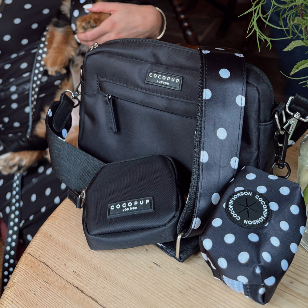 Cocopup London - Bag Strap - Satin Polka Dot