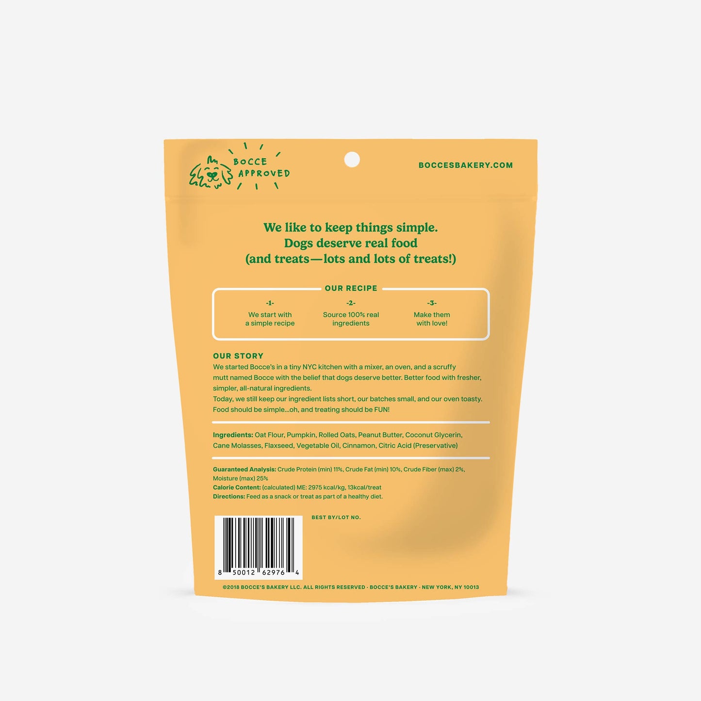 Pumpkin Spice Soft & Chewy Treats- Bocce's Bakery