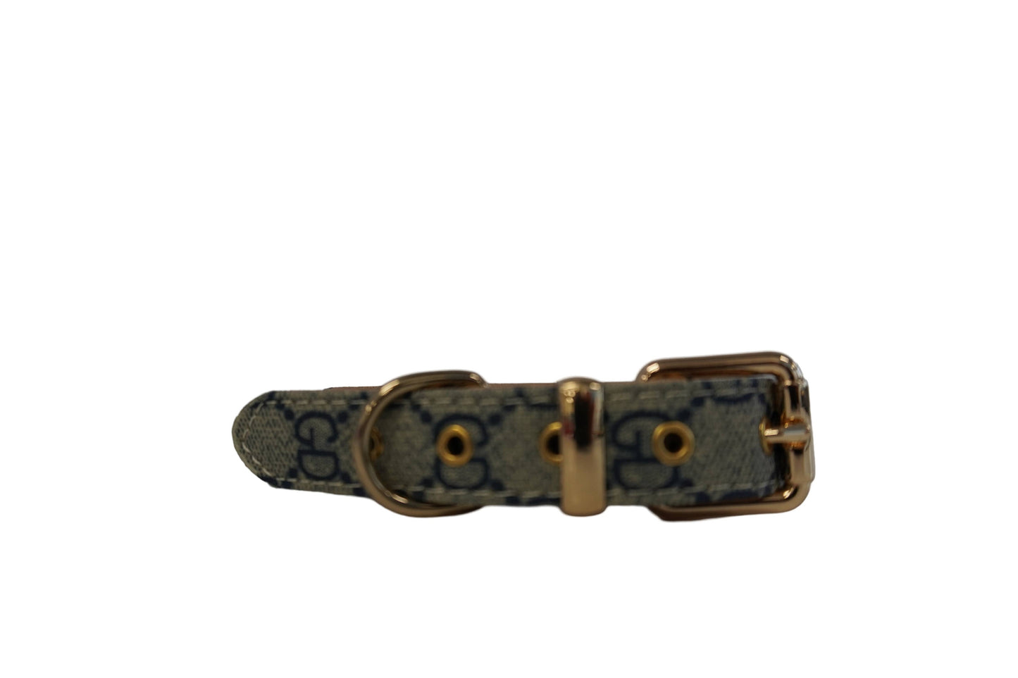 Poochi Blue Luxury Dog Collar: Small
