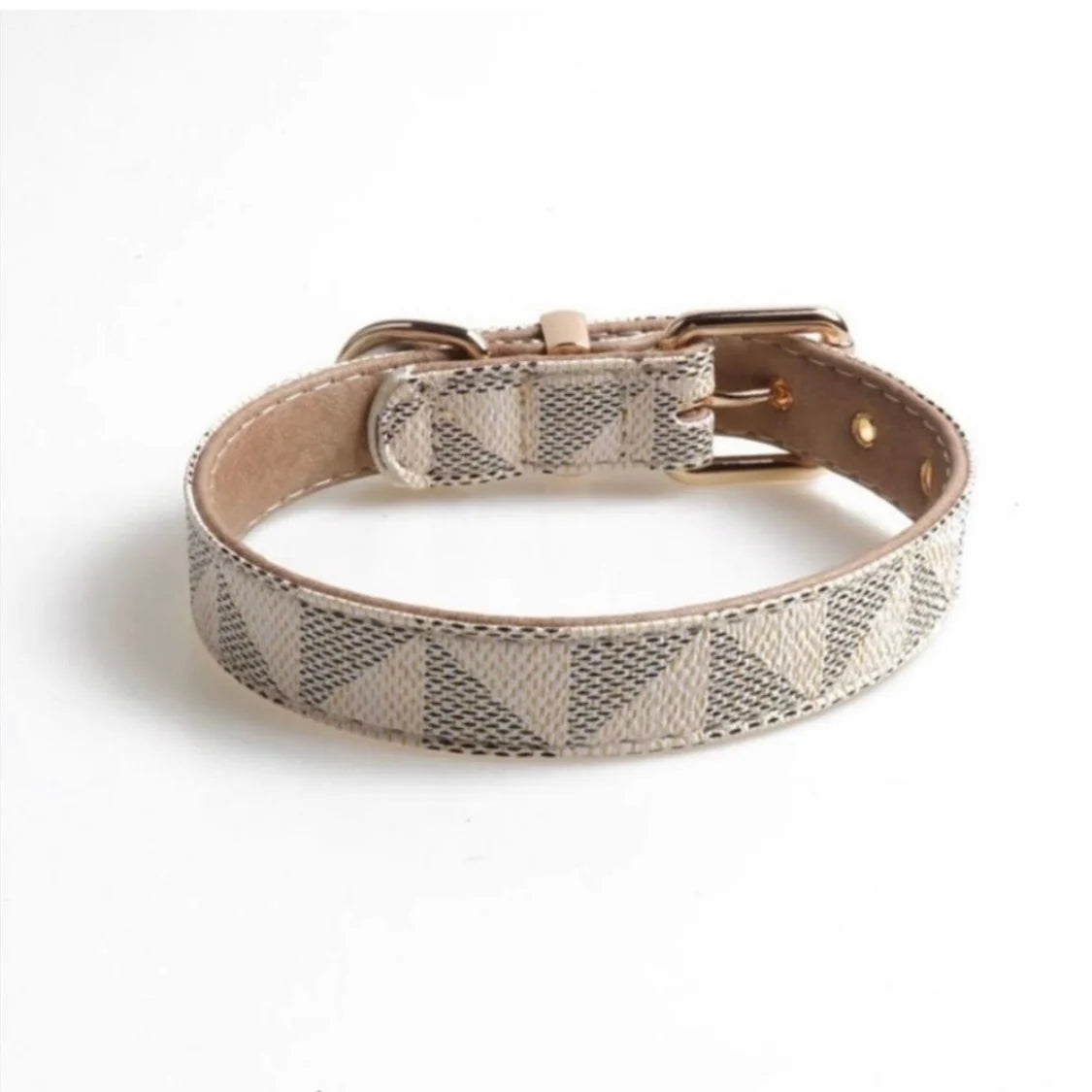 Chewy Vuitton Vanilla | Collar & Leash Set