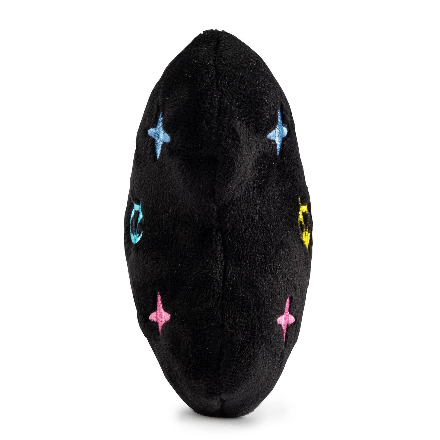 Haute Diggity Dog - Black Monogram Chewy Vuiton Bone Squeaker Dog Toy: XL