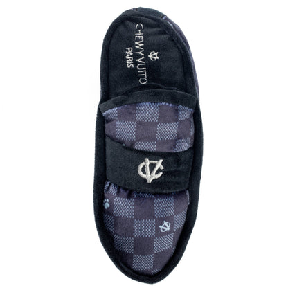 Haute Diggity Dog - Black Checker Chewy Vuiton Loafer Squeaker Dog Toy