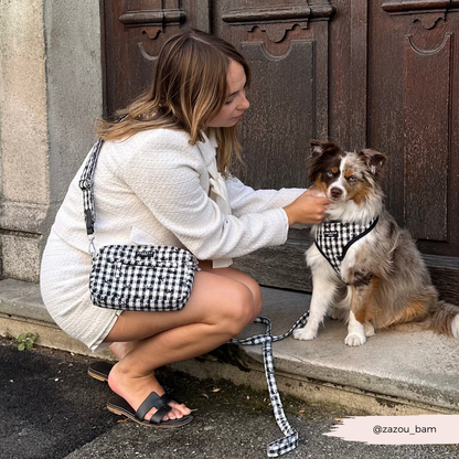 Cocopup London - Pup in Paris Adjustable Neck HARNESS: M