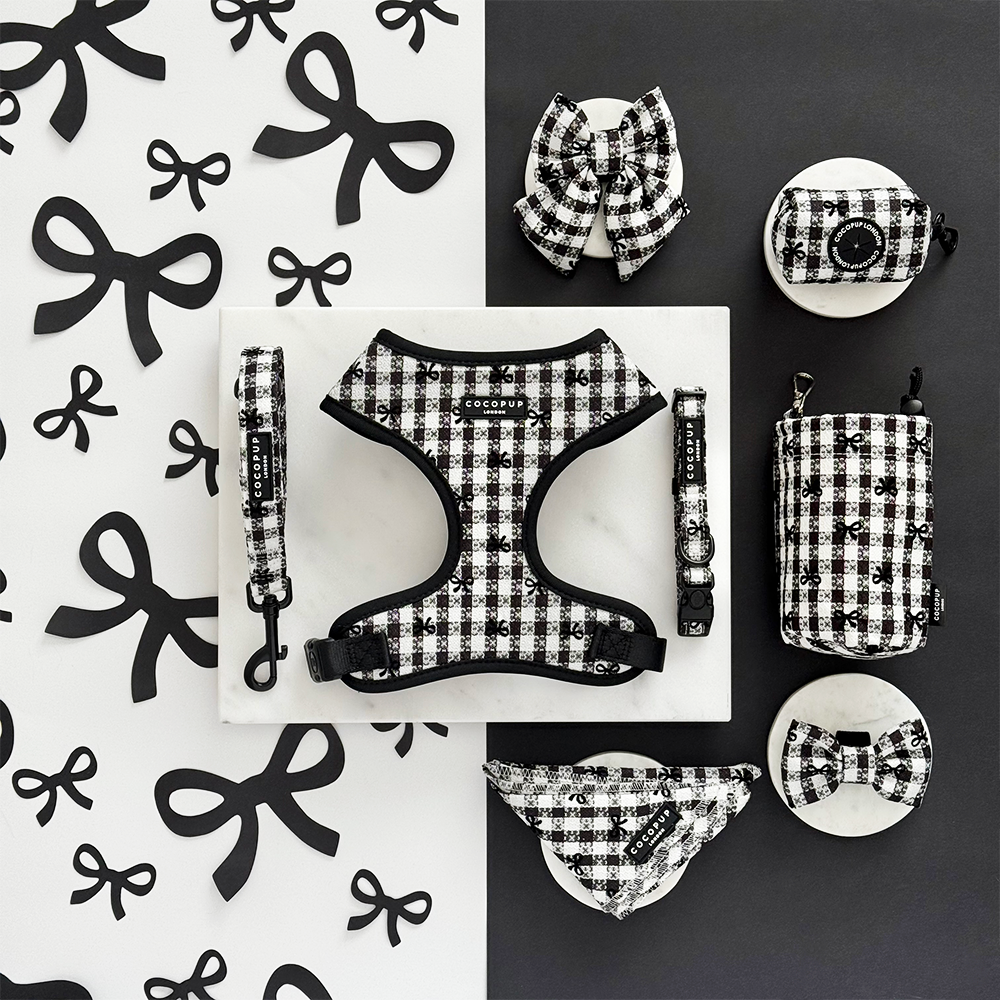 Cocopup London - Pup in Paris Adjustable Neck HARNESS: S