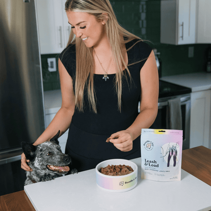 Bundle x Joy - Leash & Load Beef Superfood Jerky Bars for Dogs 16oz: 16oz