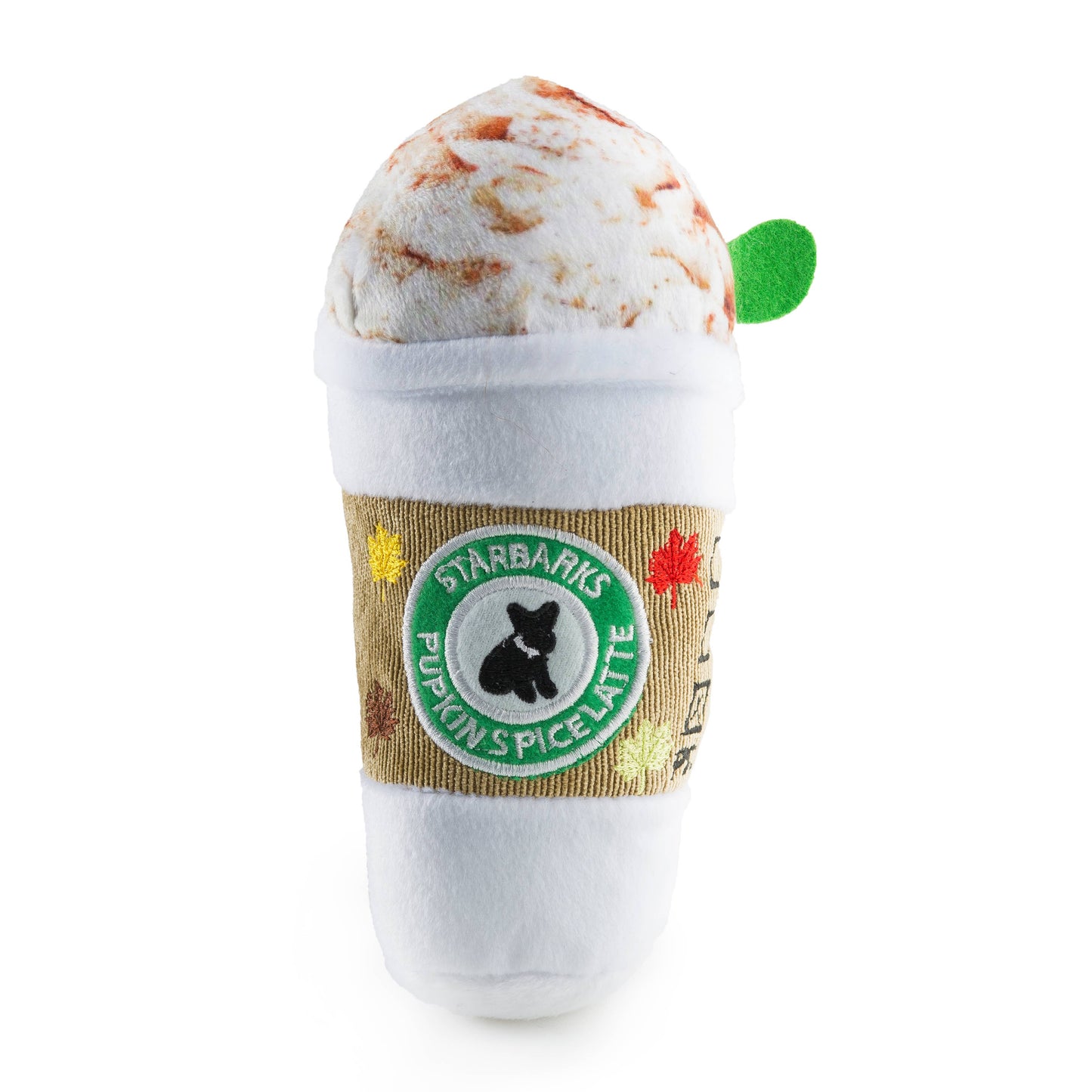 Haute Diggity Dog - Starbarks Pupkin Spice Latte Squeaker Halloween Fall Dog Toy: Large