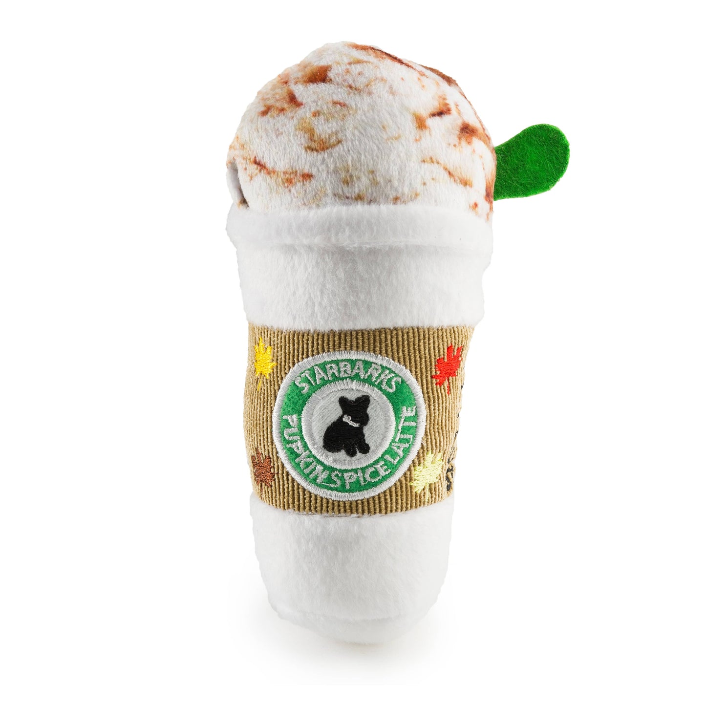 Haute Diggity Dog - Starbarks Pupkin Spice Latte Squeaker Halloween Fall Dog Toy: Large
