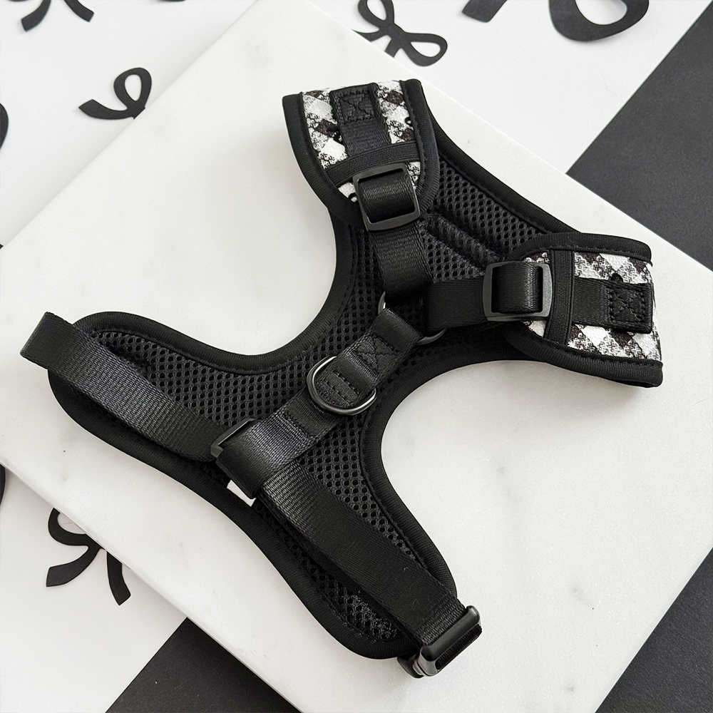 Cocopup London - Pup in Paris Adjustable Neck HARNESS: L