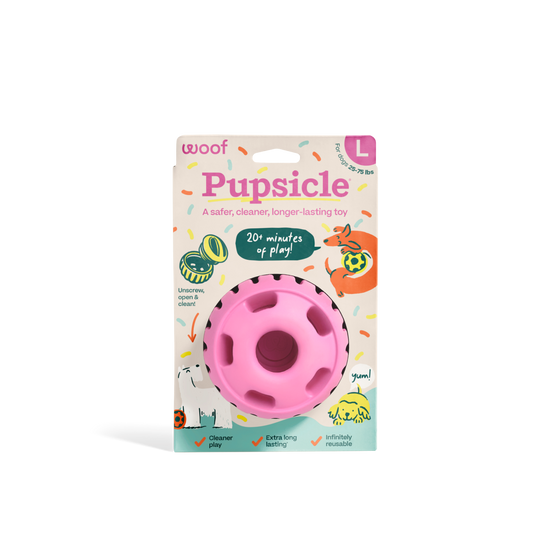 Woof - Party Pupsicle: Pink / X-Large