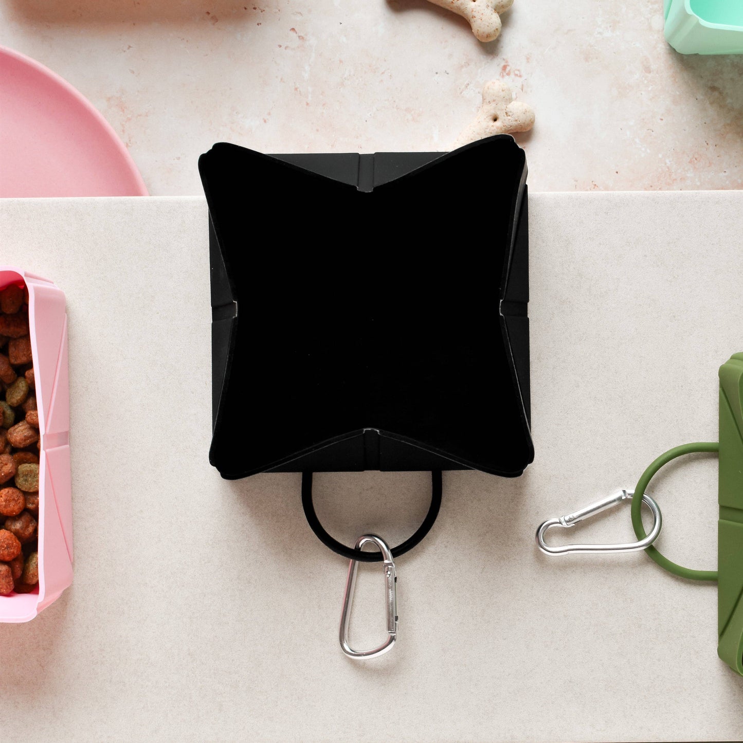 Cocopup London - Foldable Travel Bowl - Black