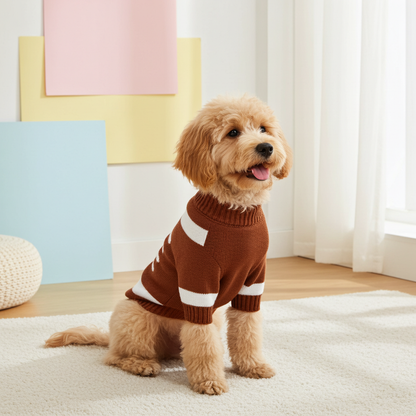 Touchdown Sweater: Brown / X Large