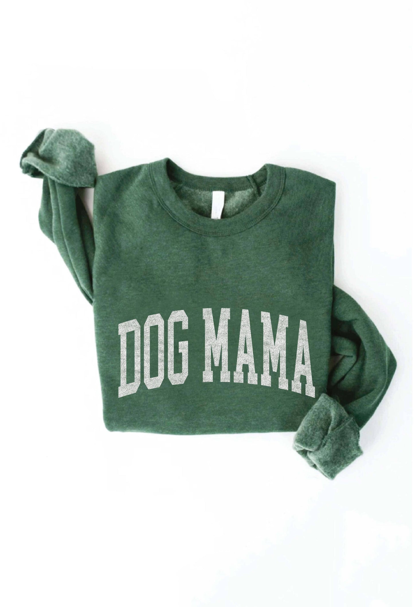 OAT COLLECTIVE - DOG MAMA Graphic Sweatshirt: BLACK / L