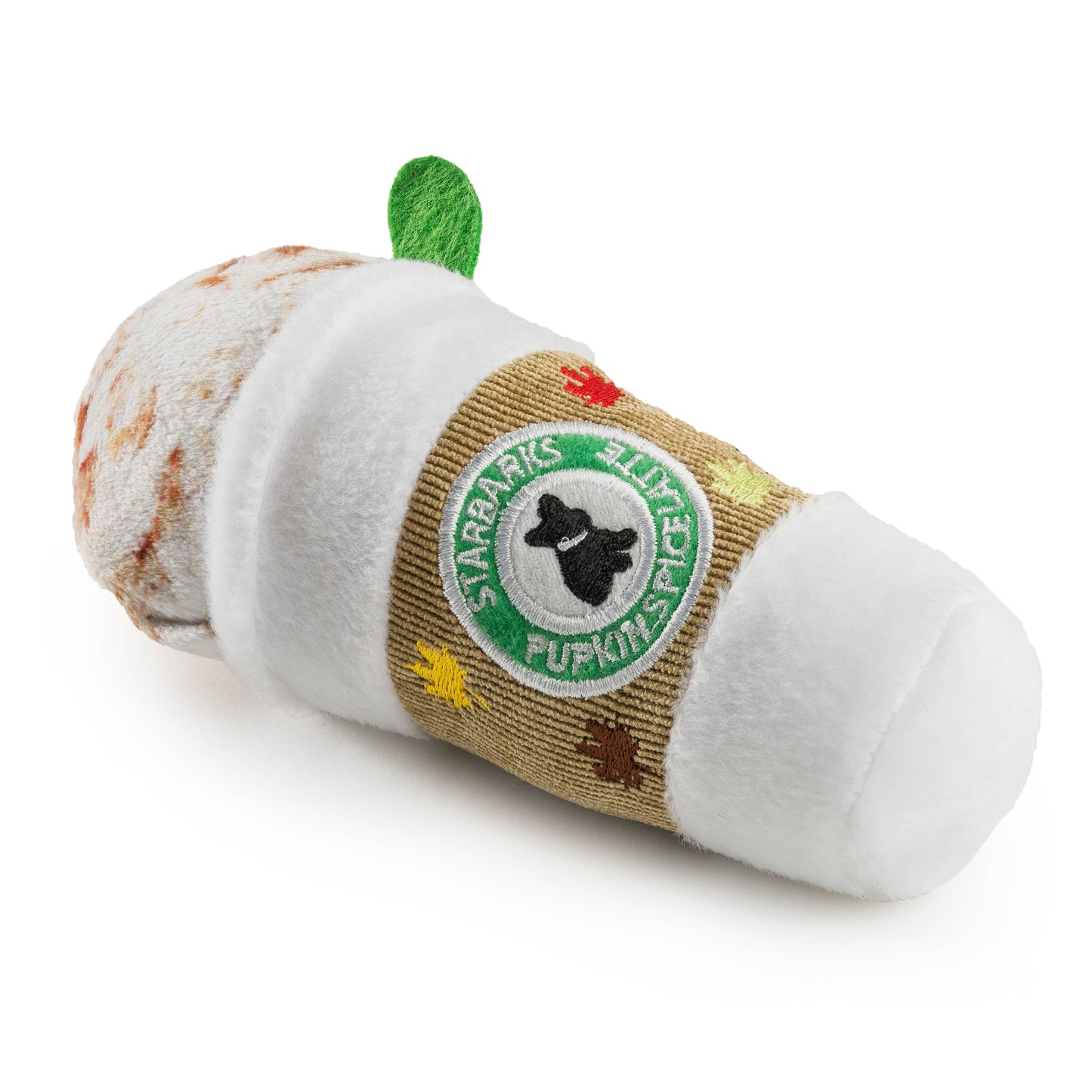Haute Diggity Dog - Starbarks Pupkin Spice Latte Squeaker Halloween Fall Dog Toy: Large