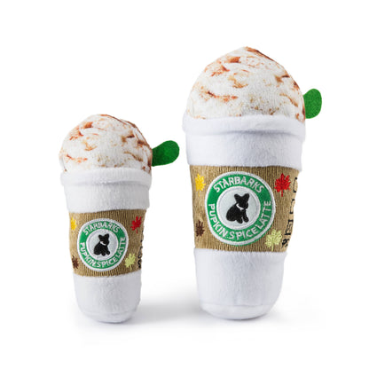 Haute Diggity Dog - Starbarks Pupkin Spice Latte Squeaker Halloween Fall Dog Toy: Large