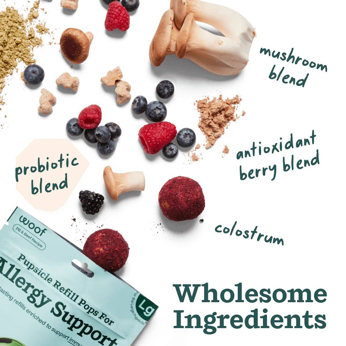Woof - Allergy Support Wellness Pops: Small