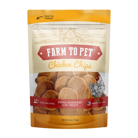 Farm to Pet - Chicken Chips Dog Treats: 4oz