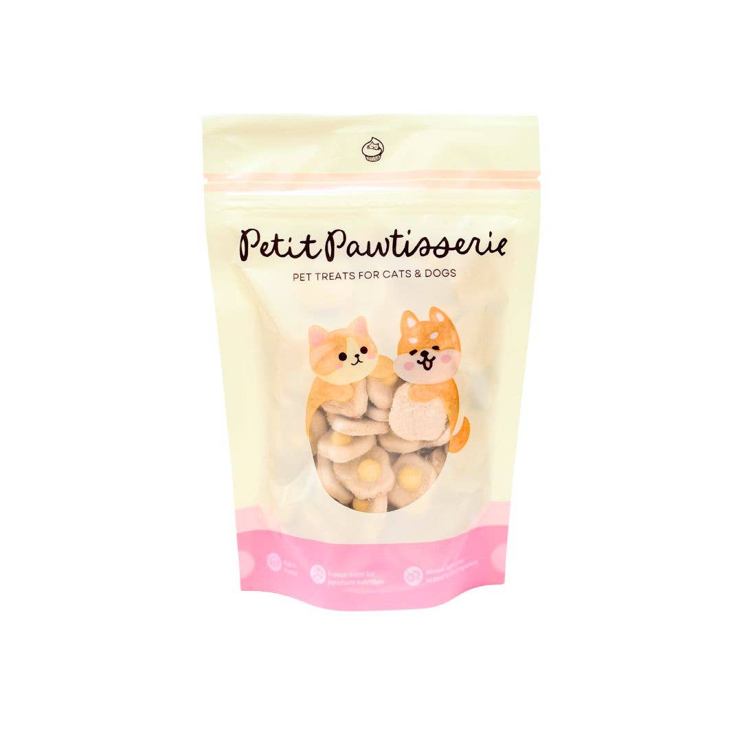 Petit Pawtisserie - Freeze Dried Chicken Egg Treats for Cats & Dogs 50g
