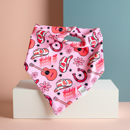 Giddy Up Wrinkle Resistant Bandana: Small