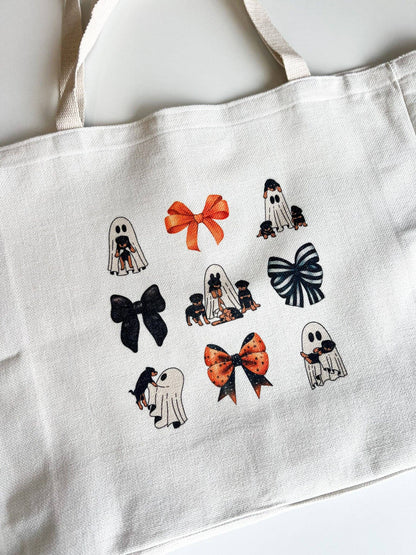 Pet Musings - Ghosts & Puppies Oversized Tote