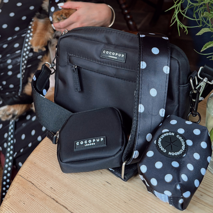 Cocopup London - Bag Strap - Satin Polka Dot