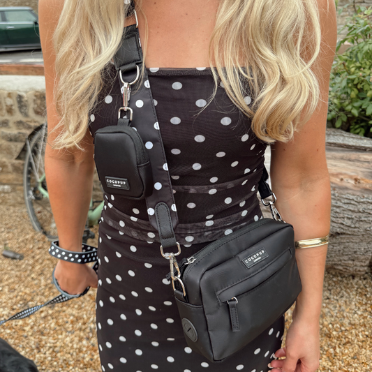 Cocopup London - Bag Strap - Satin Polka Dot