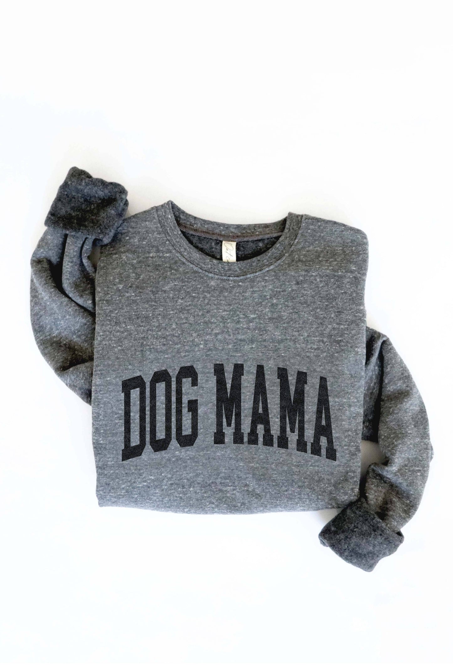 OAT COLLECTIVE - DOG MAMA Graphic Sweatshirt: BLACK / M