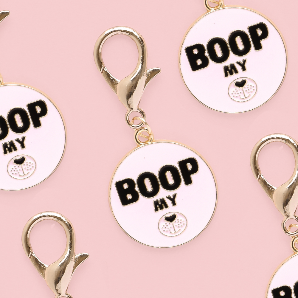Cocopup London - Dog Collar Charm - Boop My Snoot
