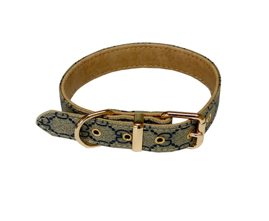 BARK by DOG - Sofia Blue Luxury Dog Collar: Small