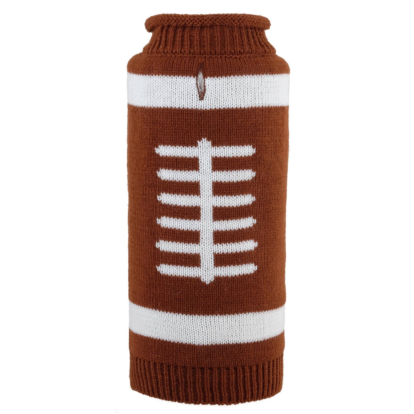 The Worthy Dog - Touchdown Sweater: Brown / X Small