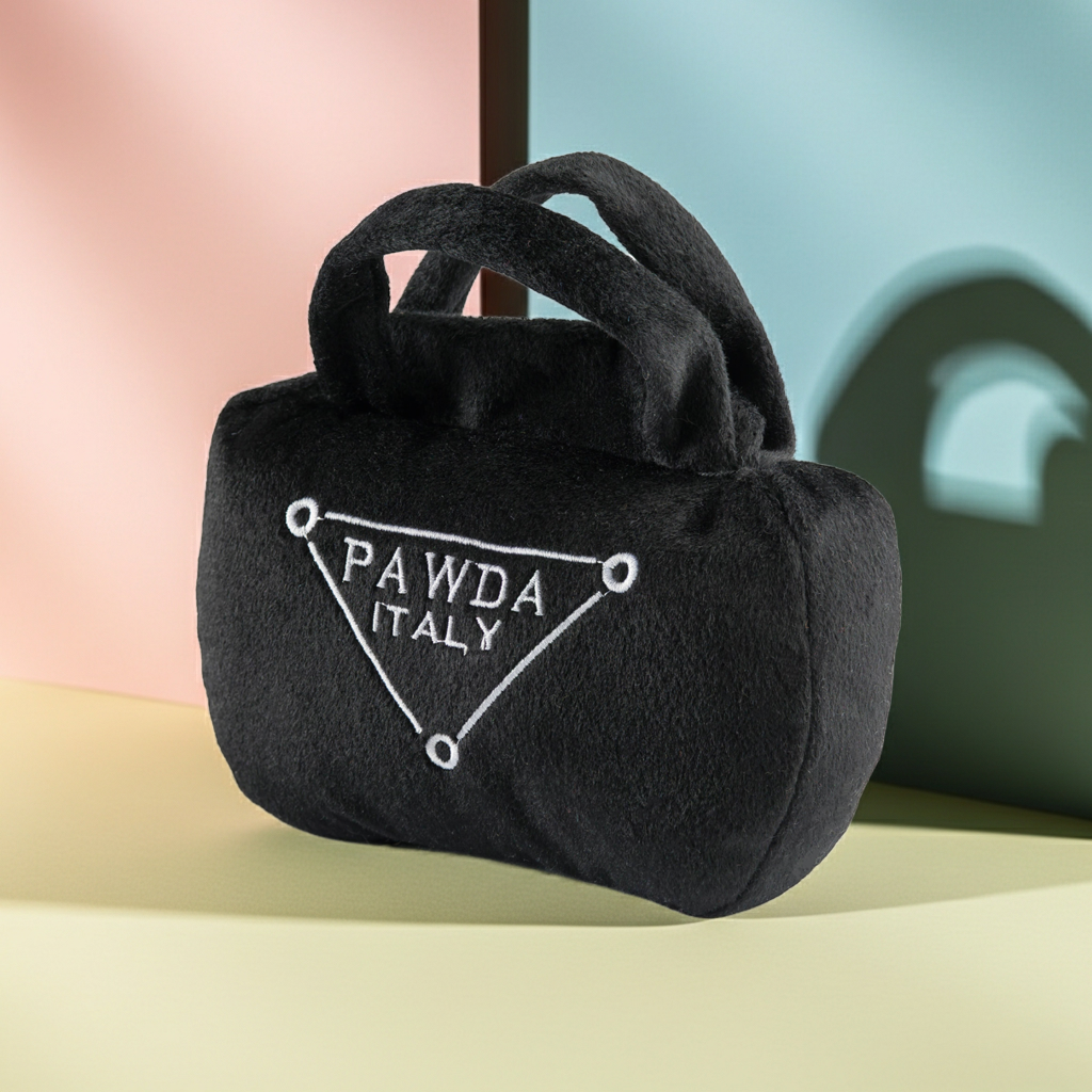 Pawda Handbag Squeaker Dog Toy: Large
