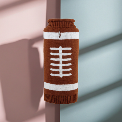 Touchdown Sweater: Brown / X Small