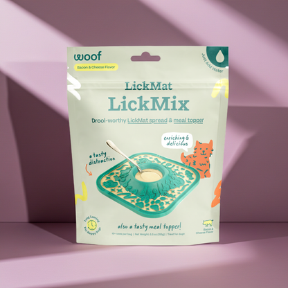 Woof - LickMat LickMix - Bacon & Cheese