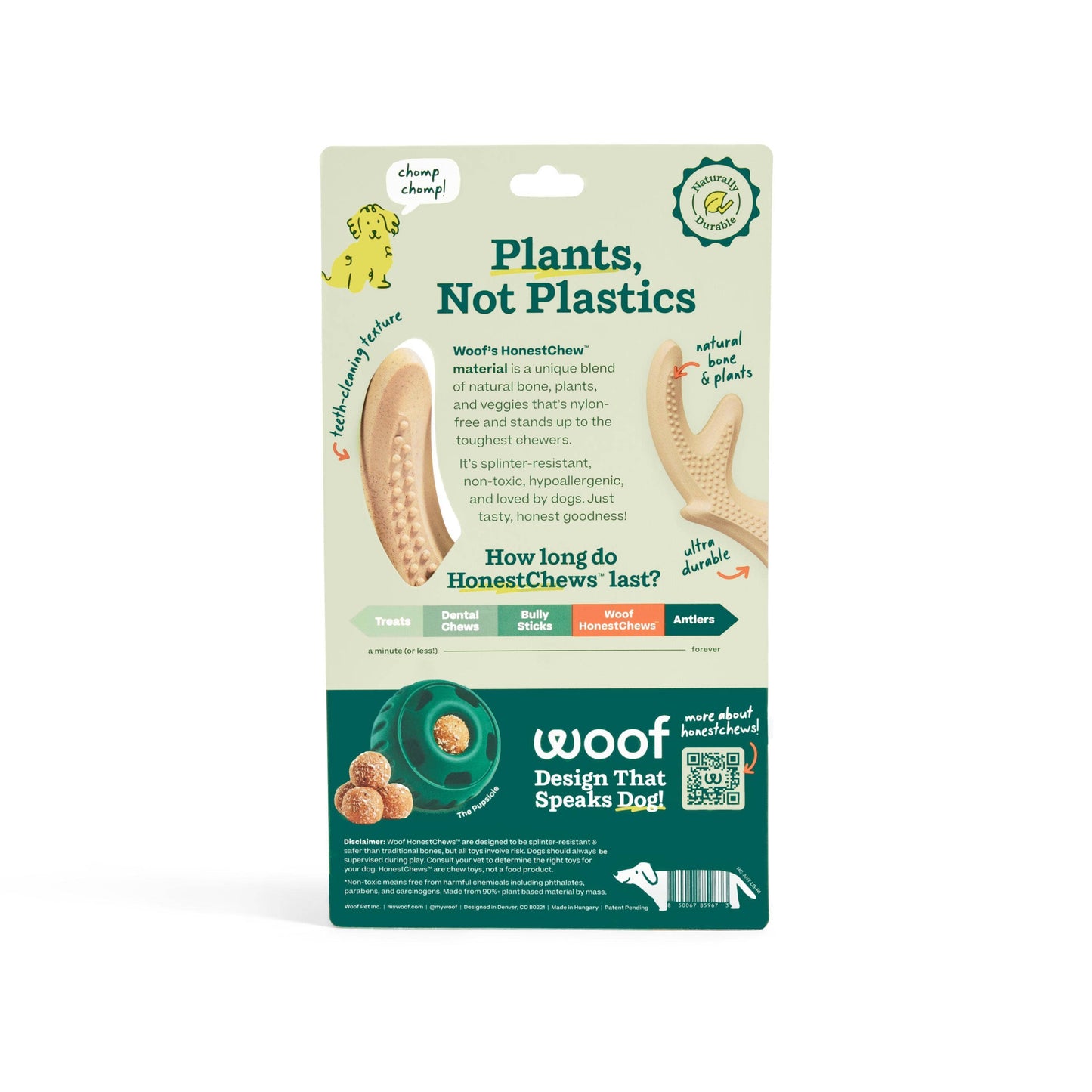 Woof - HonestChew: Antler / Medium