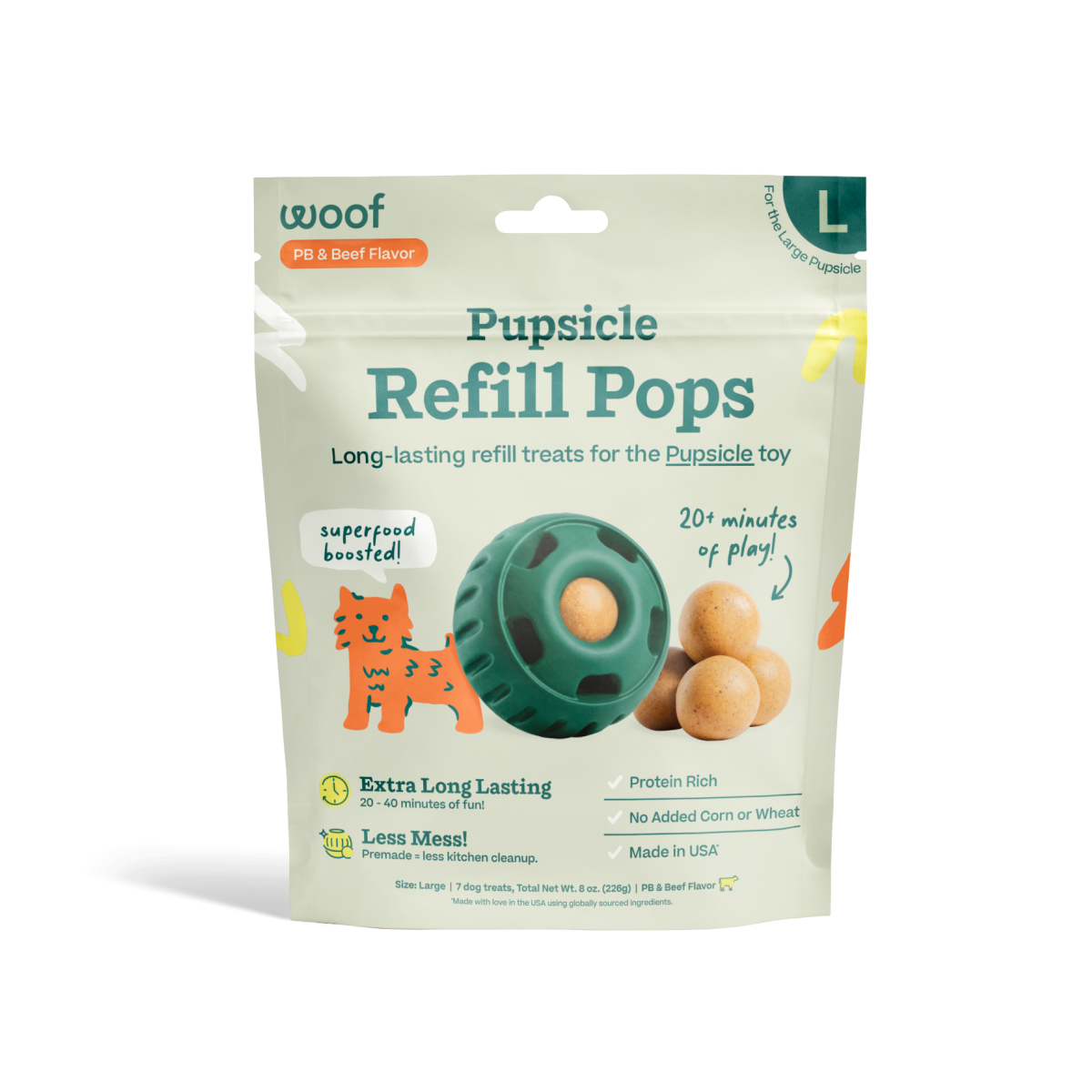 Woof - Pupsicle Pops: Beef / Small