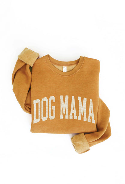 OAT COLLECTIVE - DOG MAMA Graphic Sweatshirt: BLACK / M