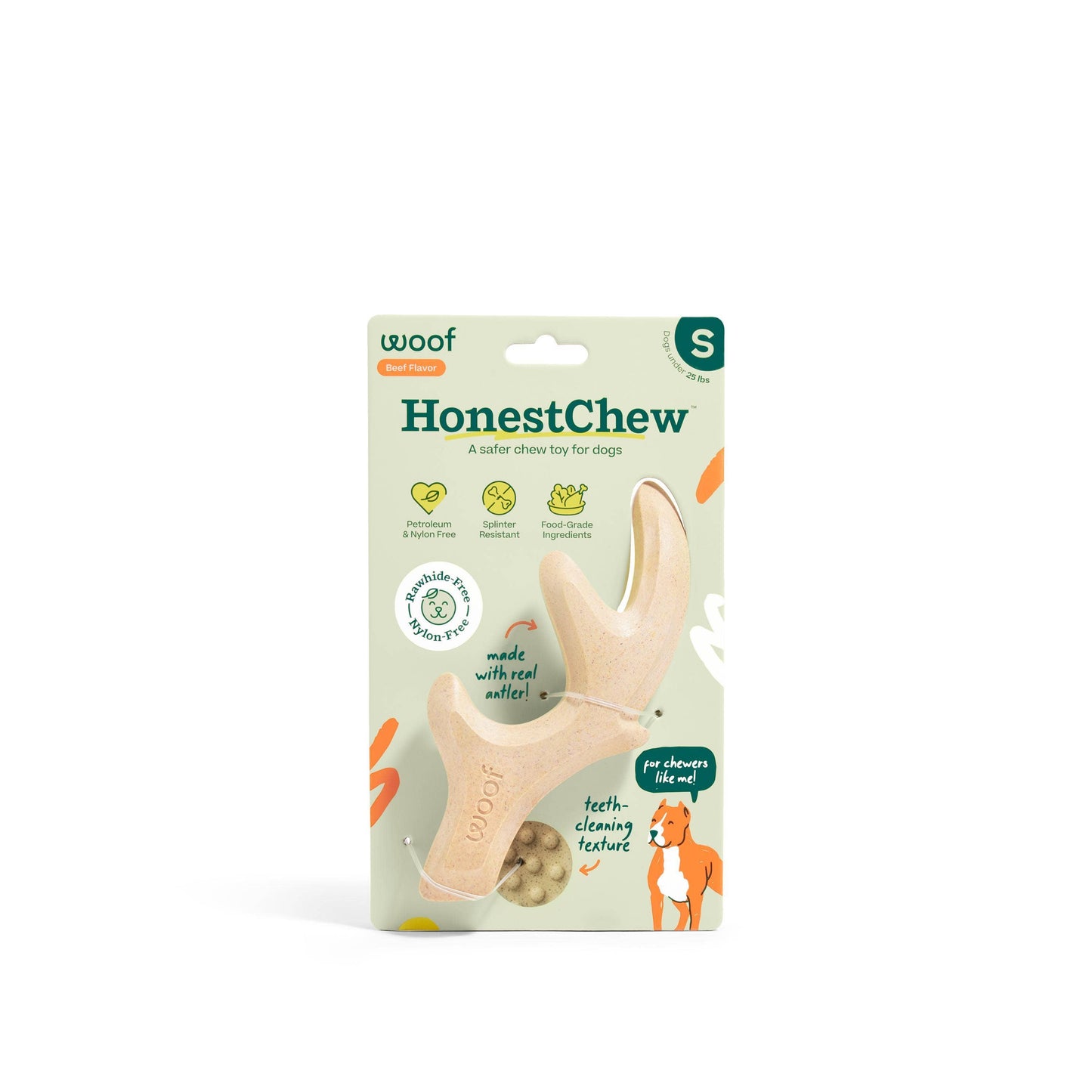 Woof - HonestChew: Antler / Medium