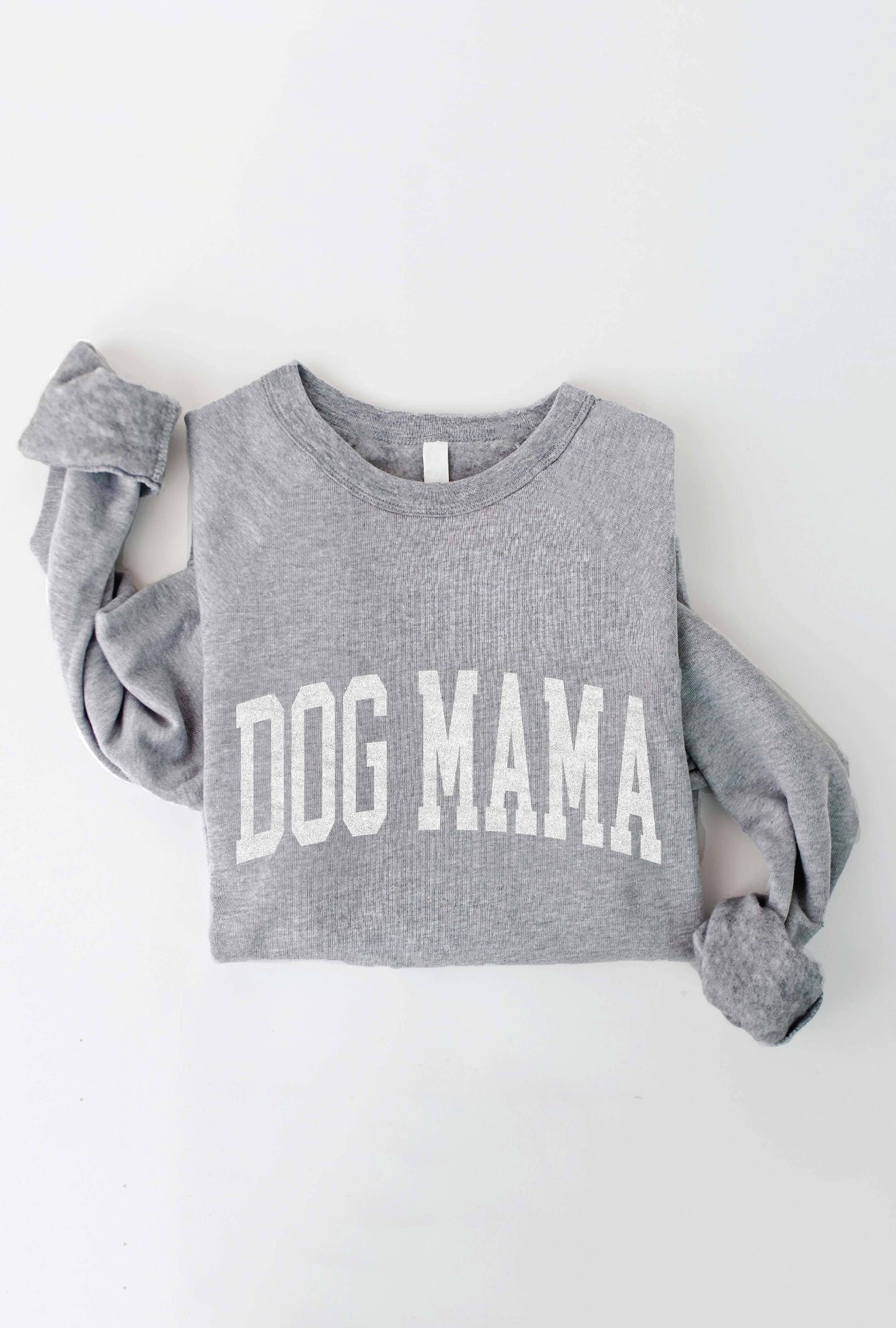 OAT COLLECTIVE - DOG MAMA Graphic Sweatshirt: BLACK / M