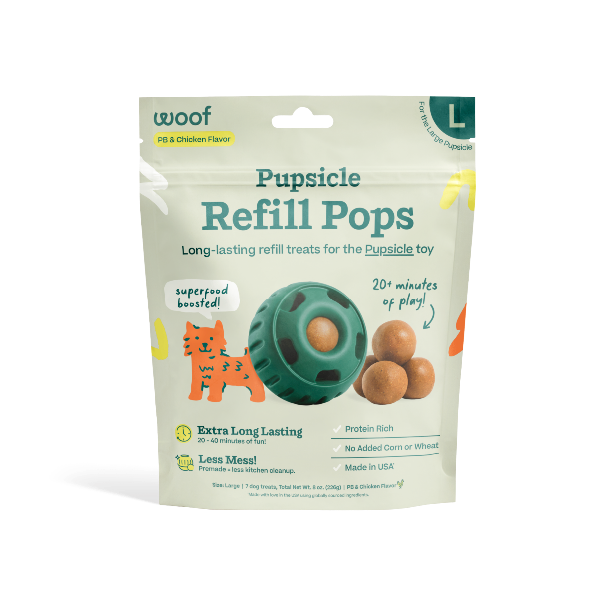 Woof - Pupsicle Pops: Beef / Small