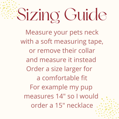 My Trendy Little Pup - PAW PASSION DOG NECKLACE: 10 inches