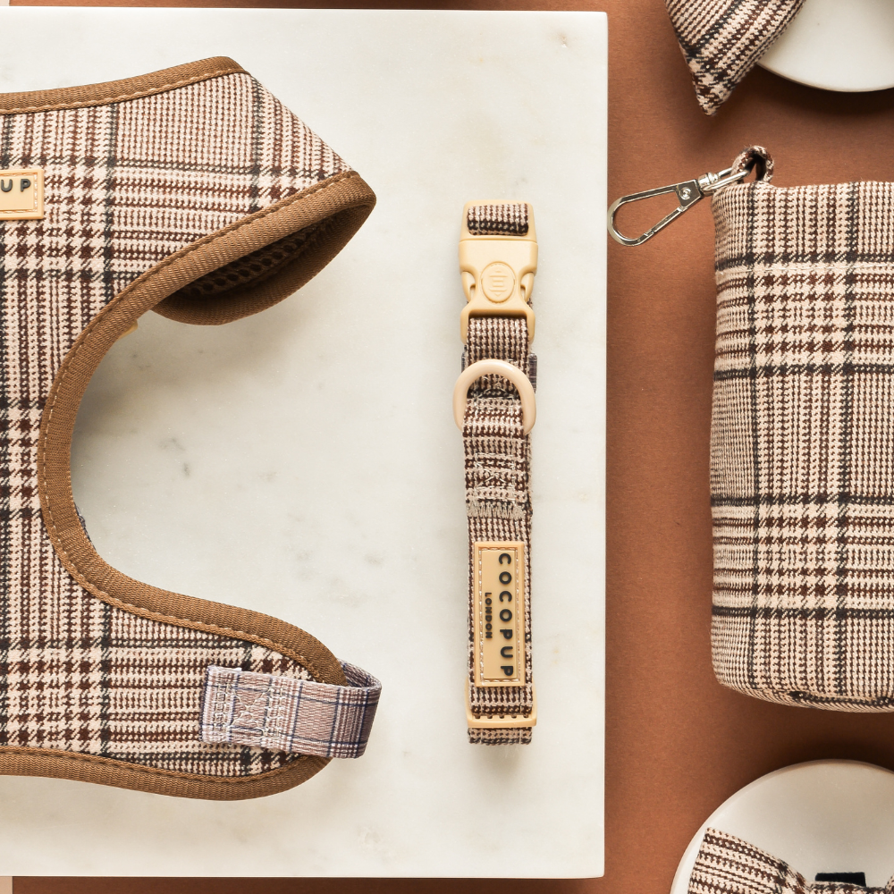 Cocopup London - Pup Plaid Collar: XS