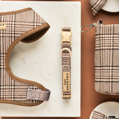 Cocopup London - Pup Plaid Collar: XS