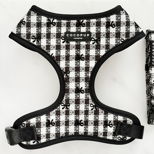 Cocopup London - Pup in Paris Adjustable Neck HARNESS: XS