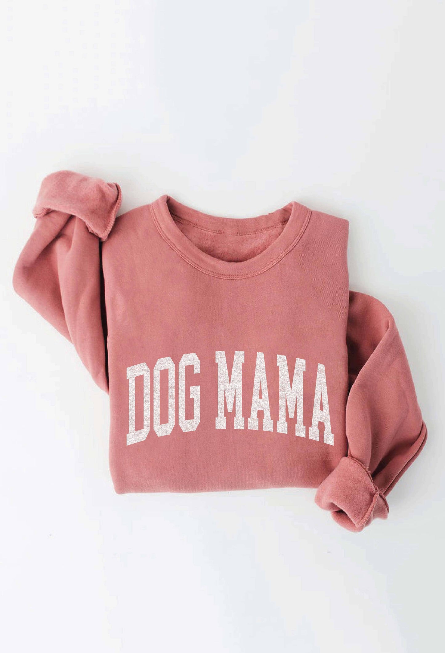 OAT COLLECTIVE - DOG MAMA Graphic Sweatshirt: BLACK / L