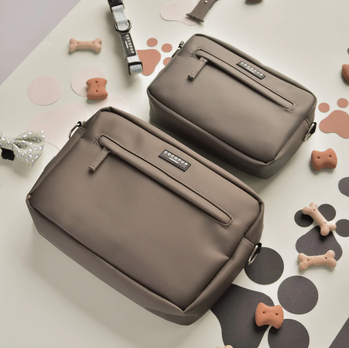 Cocopup London - Large Dog Walking Bag - Mocha