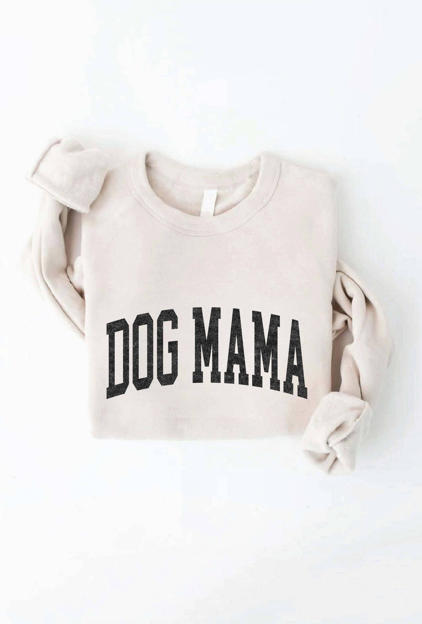 OAT COLLECTIVE - DOG MAMA Graphic Sweatshirt: BLACK / S