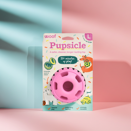 Woof - Party Pupsicle: Pink / Large